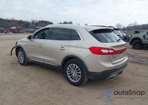 2017 Lincoln Mkx Select z USA, uszkodzony, nr VIN 2LMPJ6KR0HBL25249